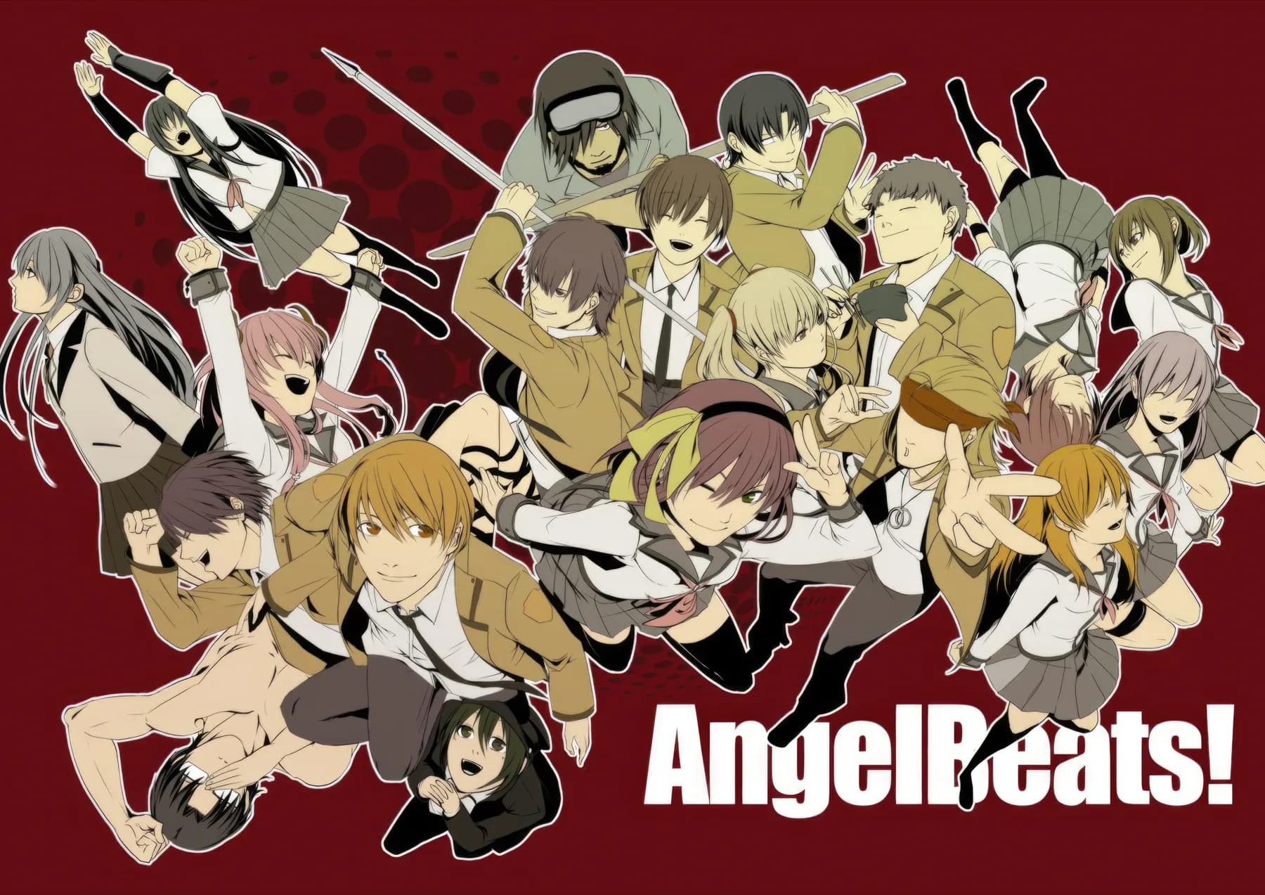 Angel Beats Poster del Elenco