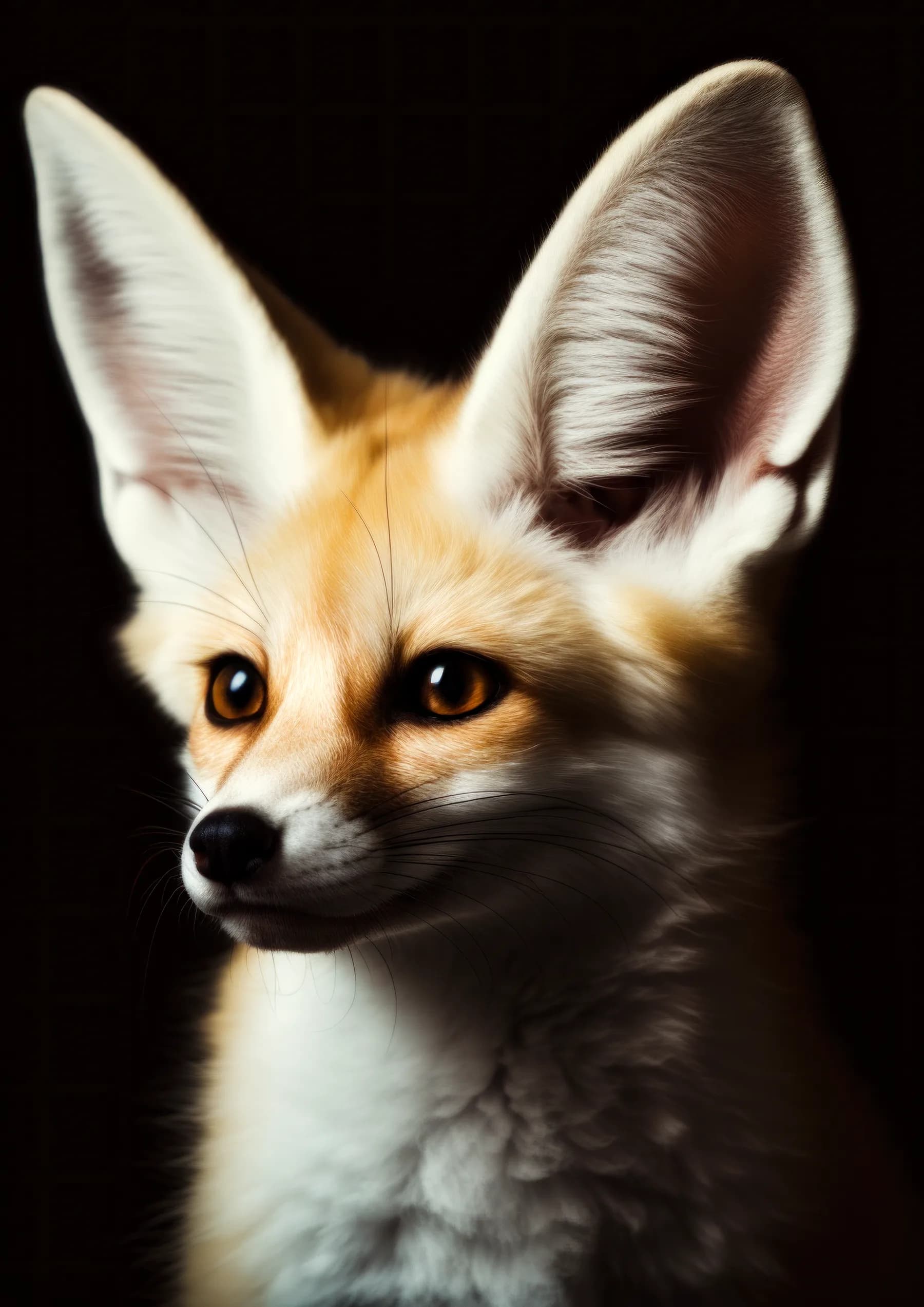 Zorro fennec de orejas grandes