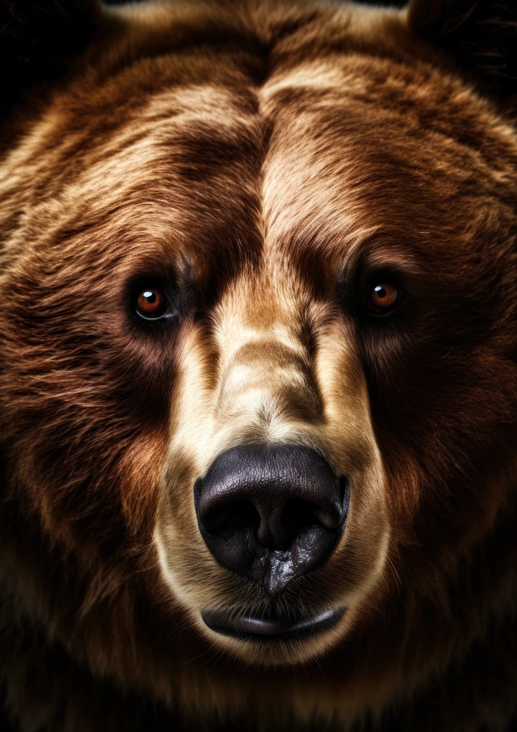 Oso pardo primer plano