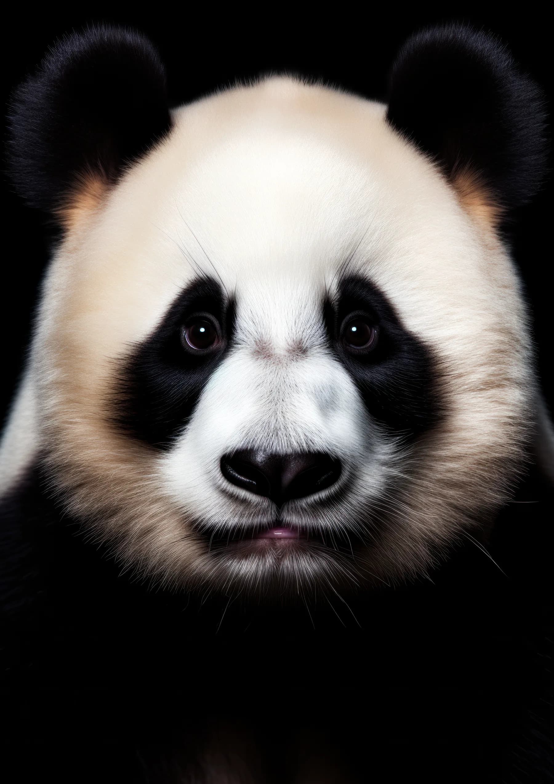Panda de mirada tierna