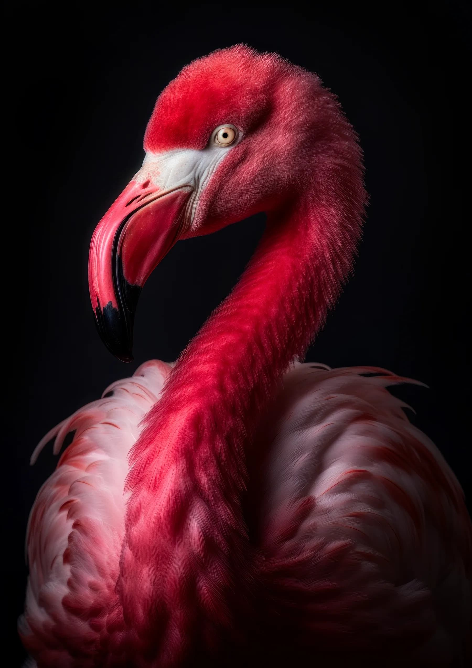 Aguila negra de ojos naranjas