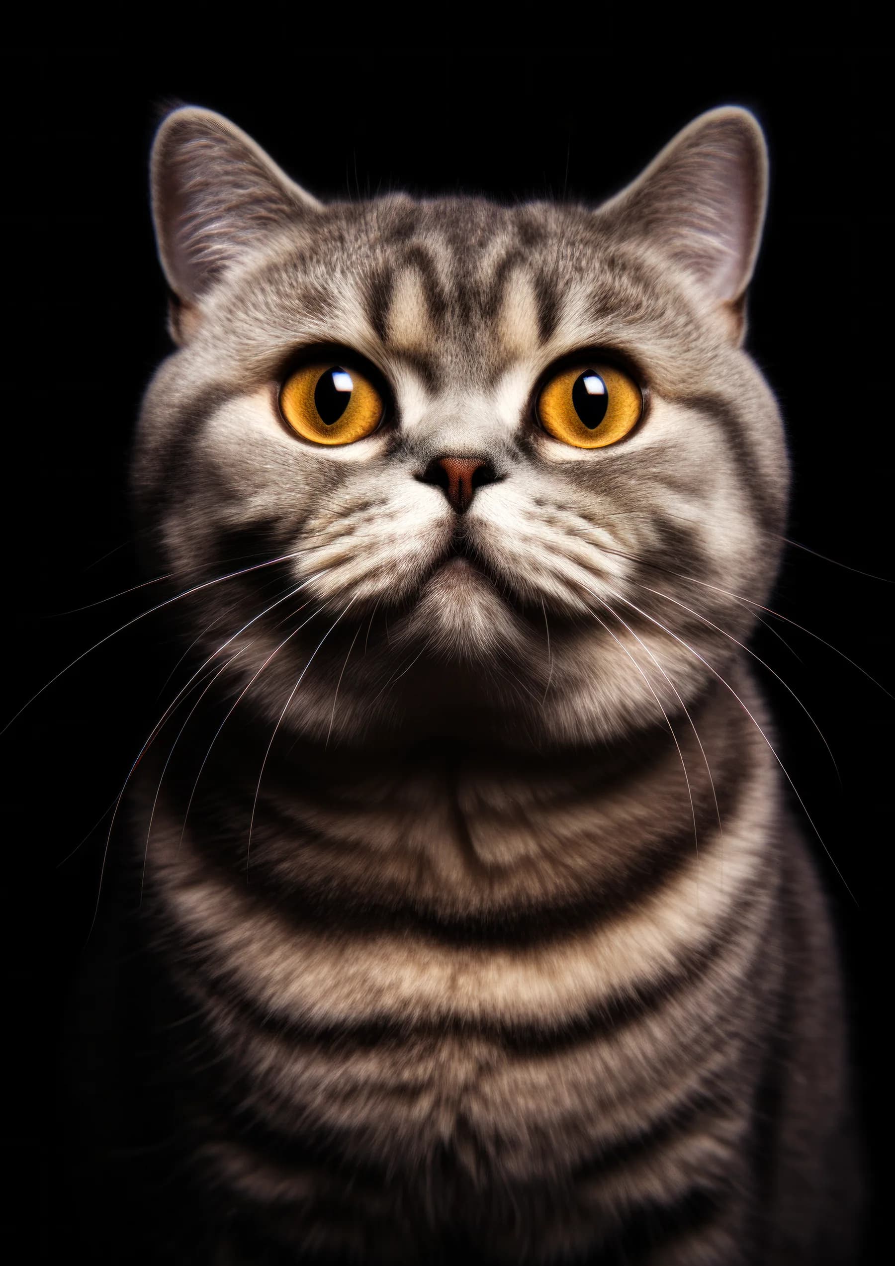 Gato Abisinio de ojos dorados