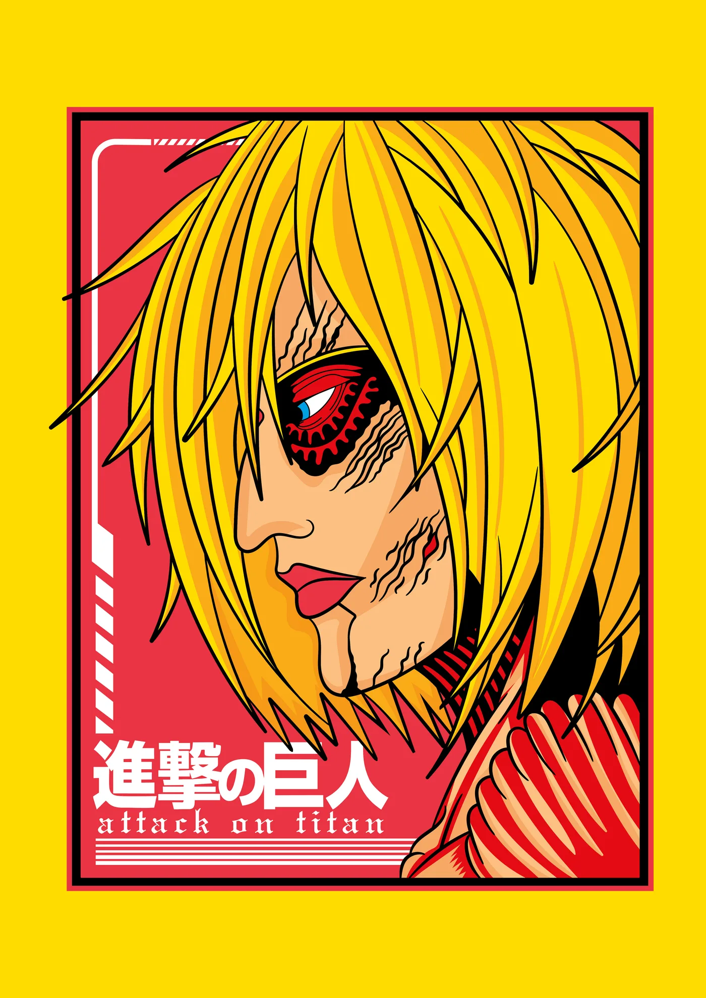 Annie Leonhart Retrato Cicatriz Roja