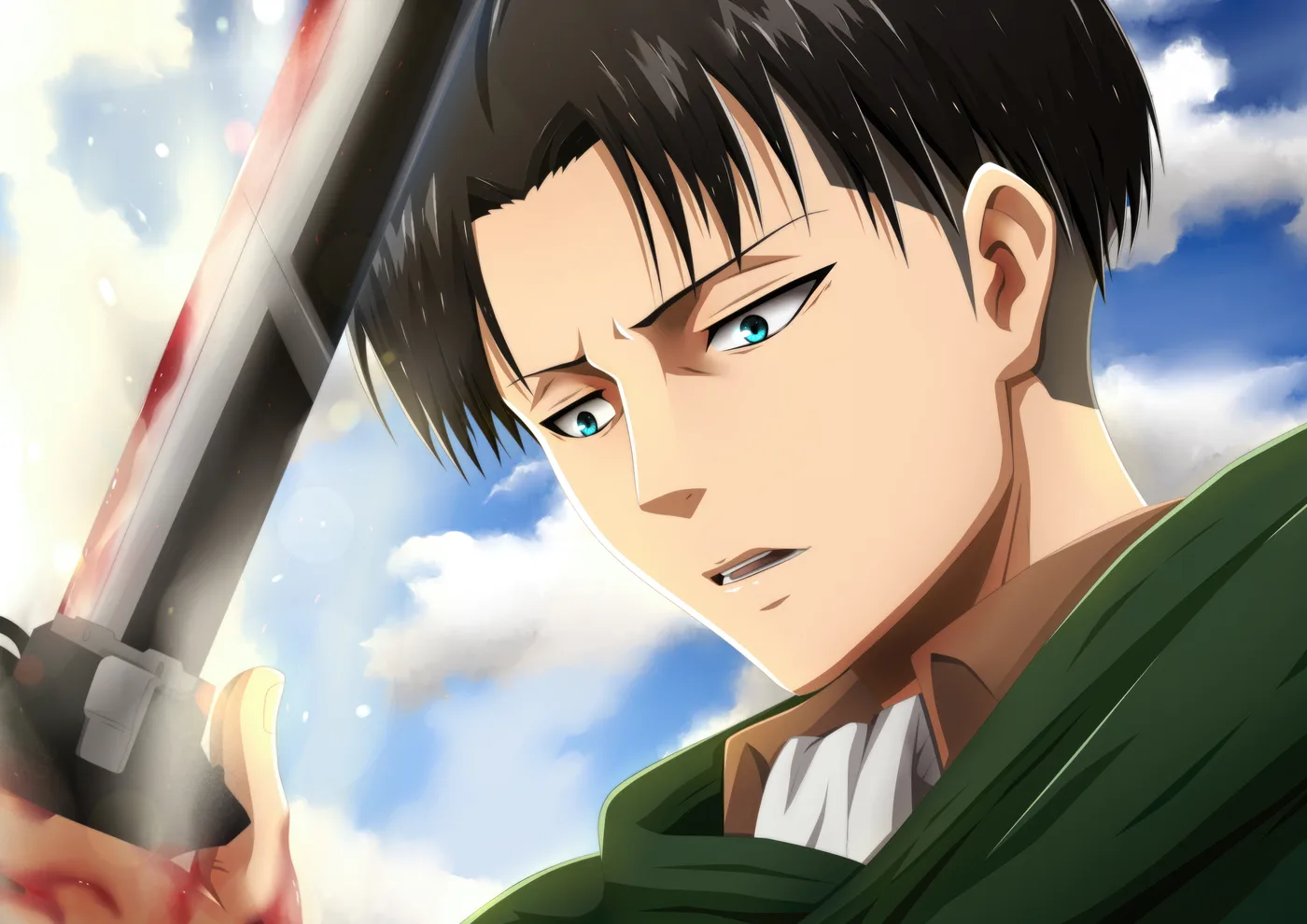 Levi Ackerman Primer Plano Cielo Azul