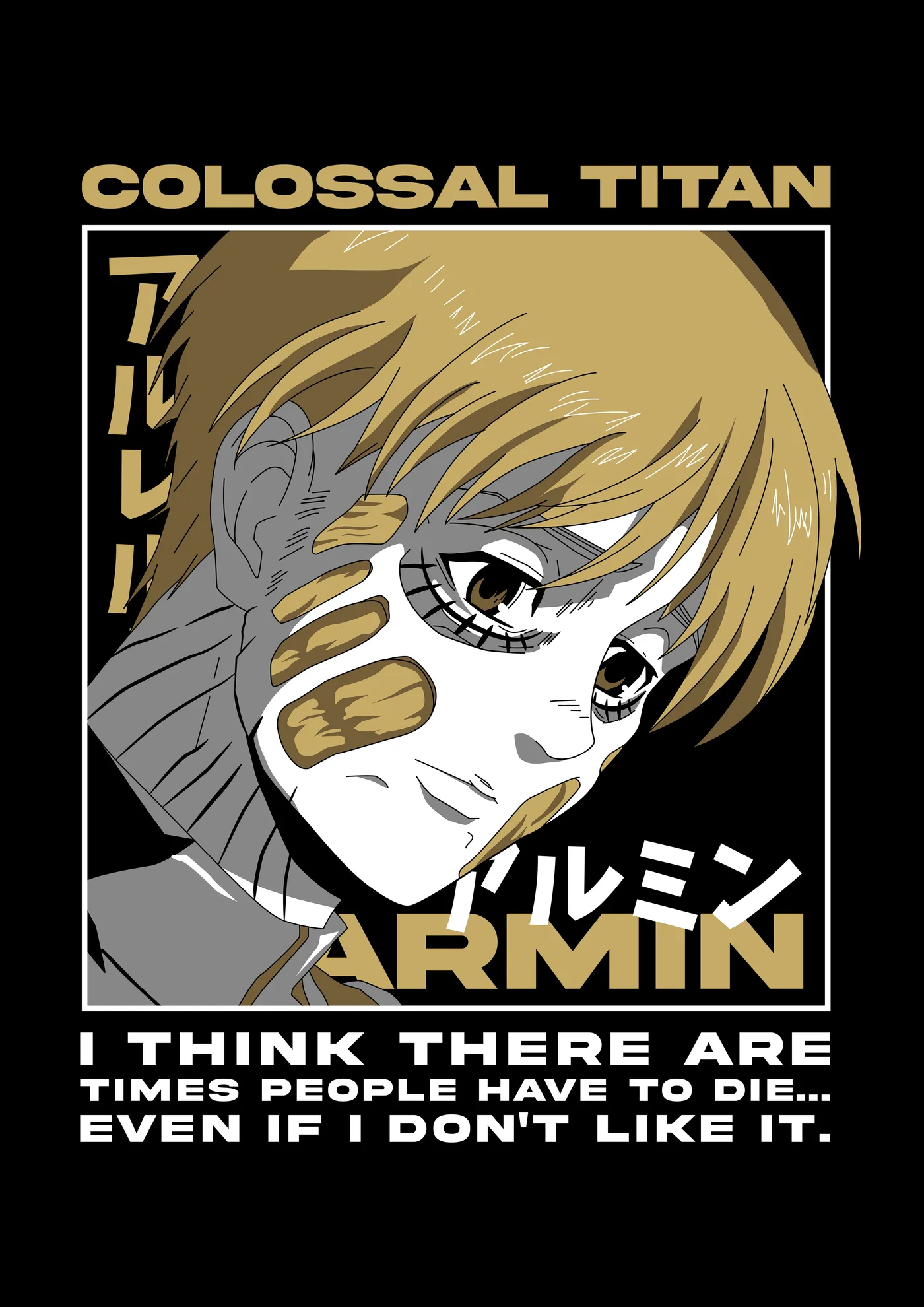 Armin Arlert Titan Colosal Poster