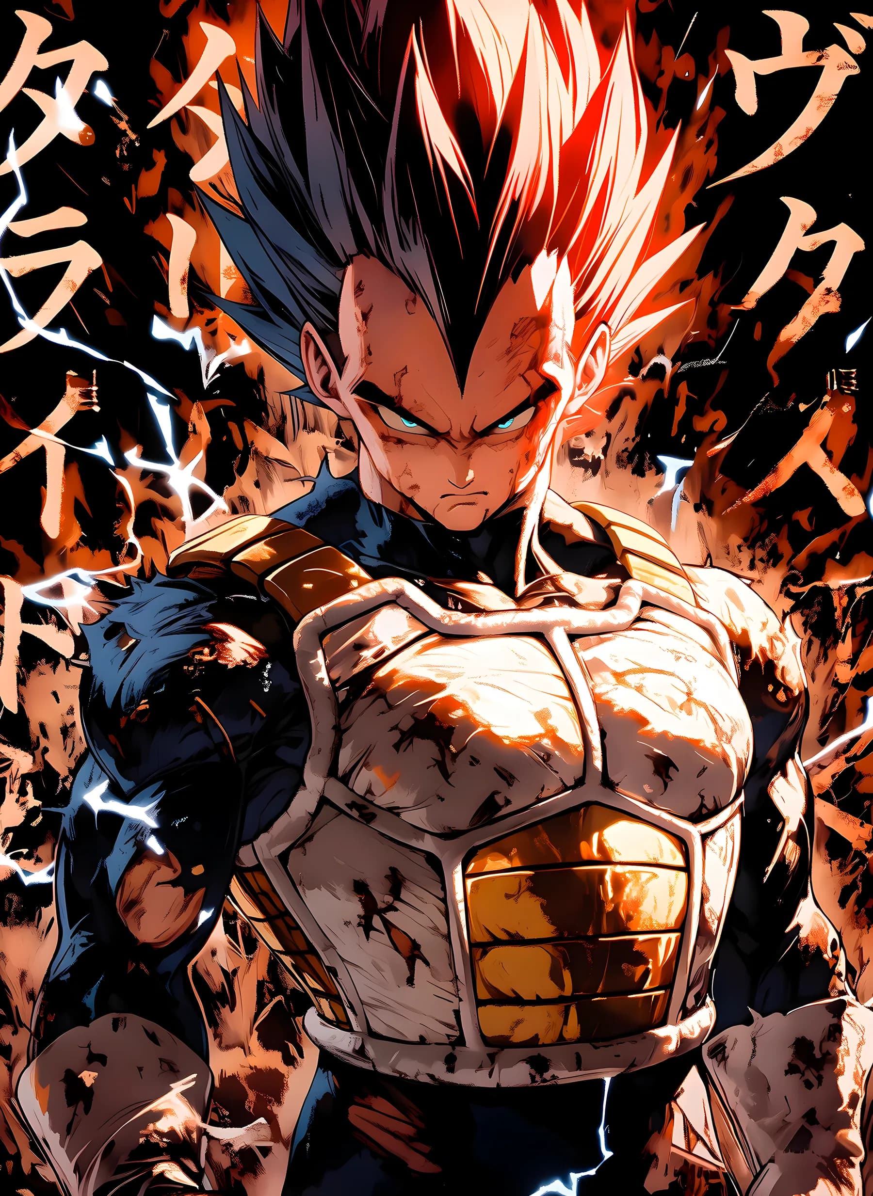Vegeta Armadura Saiyan