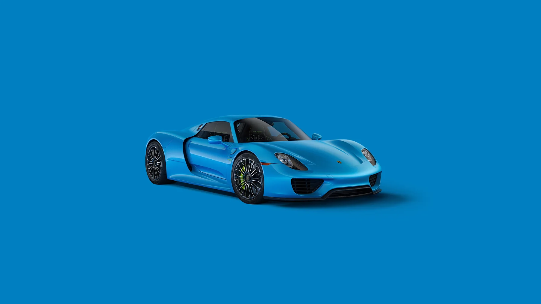 Porsche 918 Spyder Azul