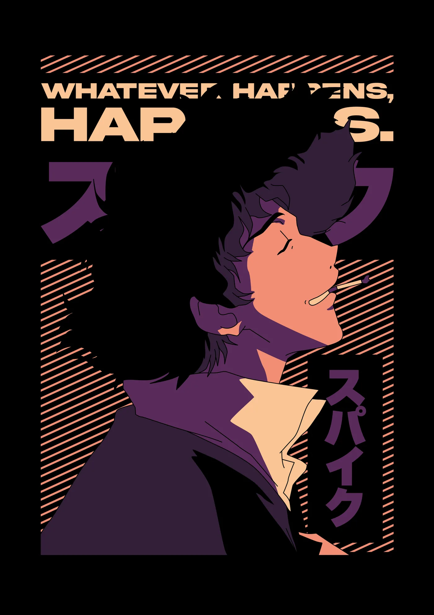 Spike Spiegel Cowboy Bebop Poster