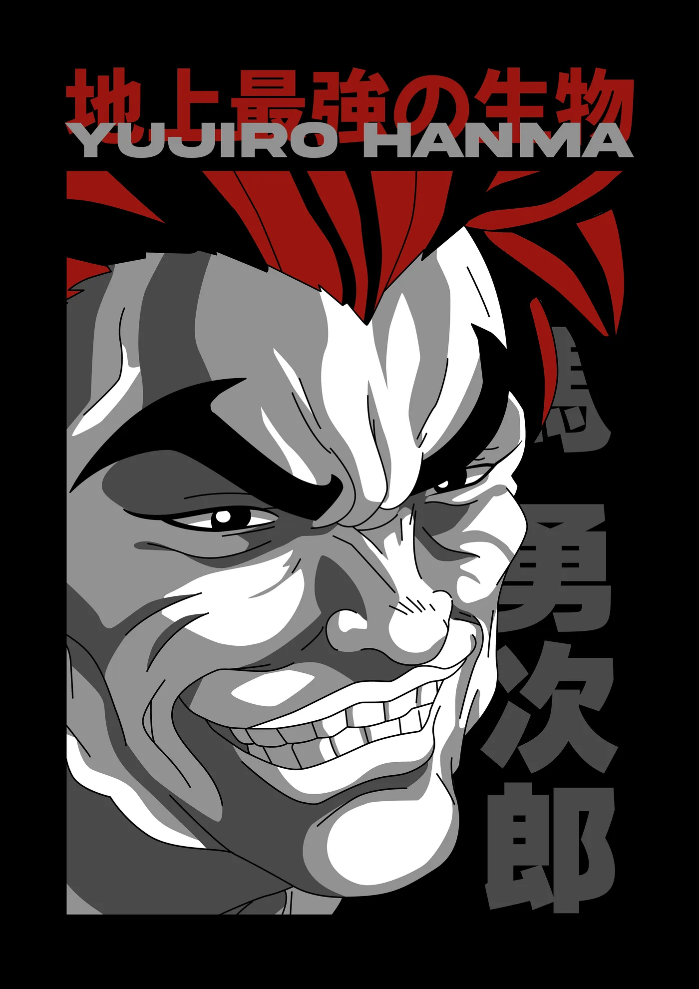 Yujiro Hanma Ogro Poster