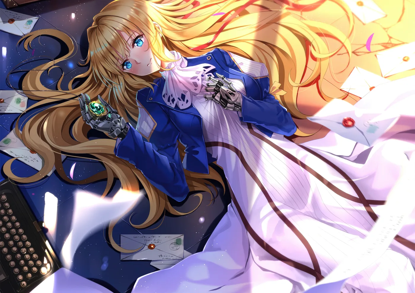 Violet Evergarden Escribiendo Cartas
