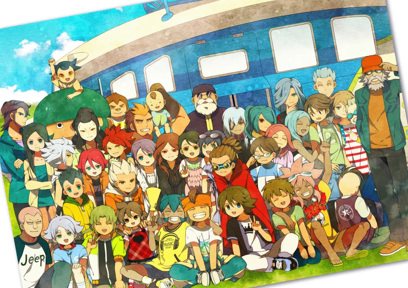 Inazuma Eleven Elenco Completo
