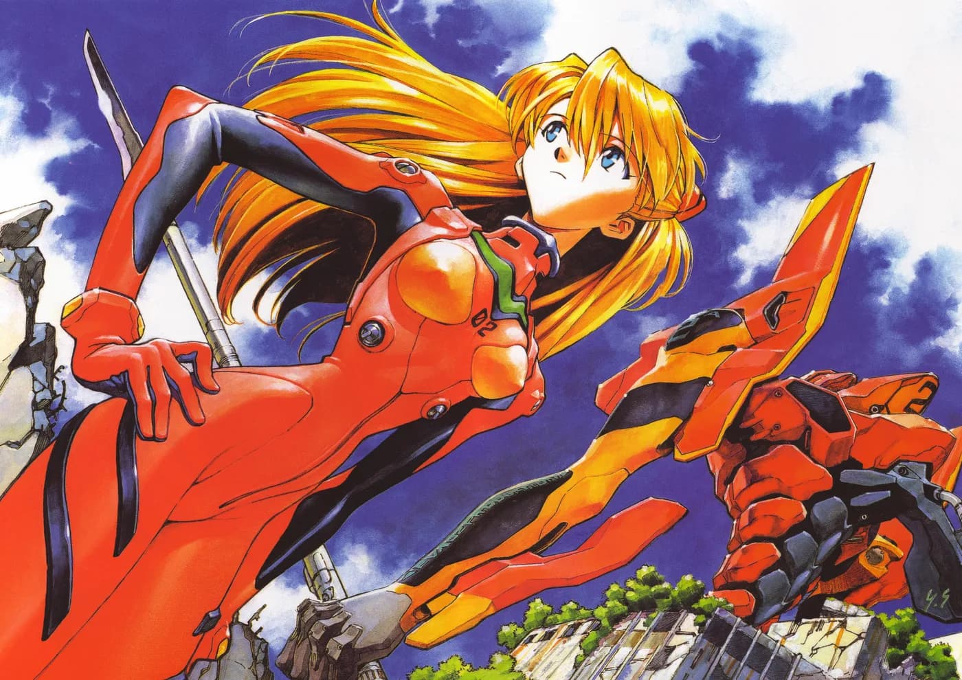 Asuka Langley Evangelion Unidad 02