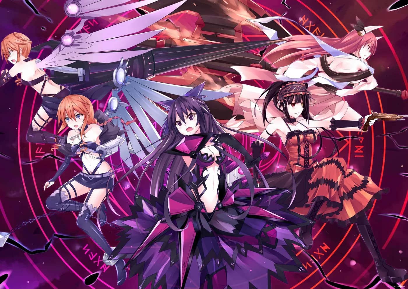 Origami Tohka y Kurumi Date A Live