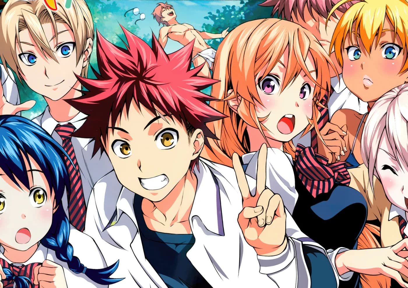 Souma Yukihira y Companeros Shokugeki no Souma