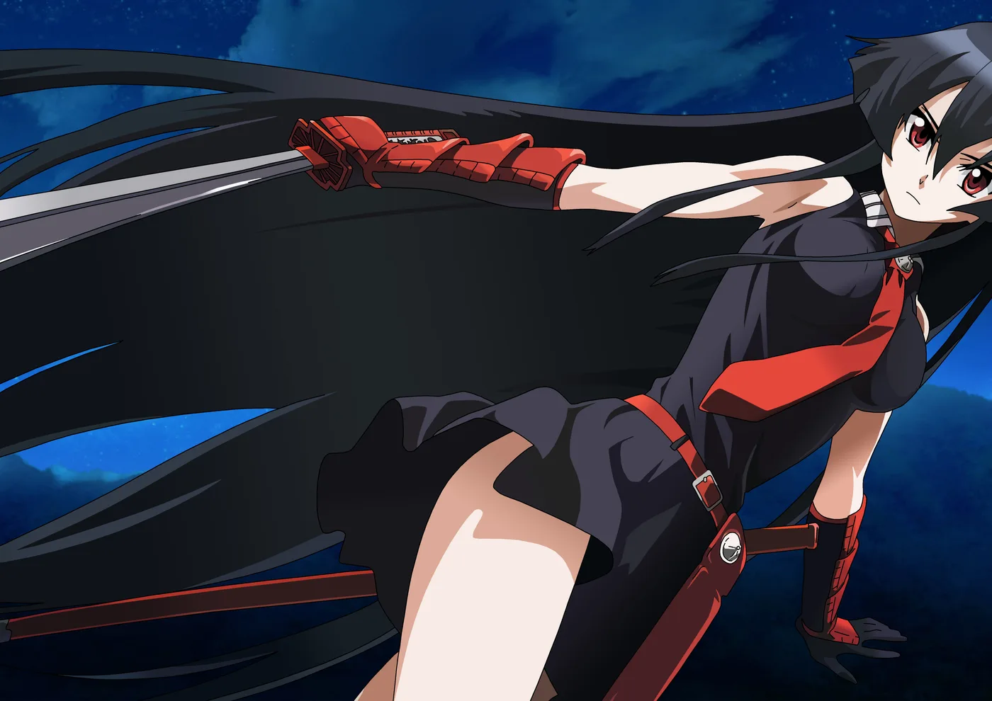 Akame con Espada Murasame Akame ga Kill