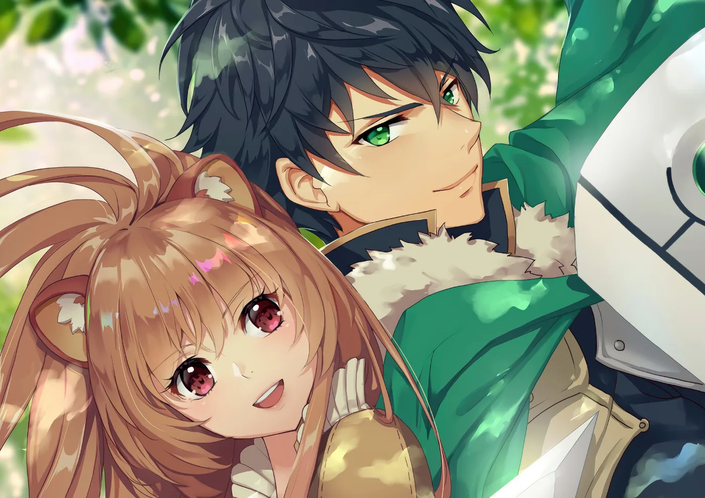 Naofumi y Raphtalia The Rising of the Shield Hero