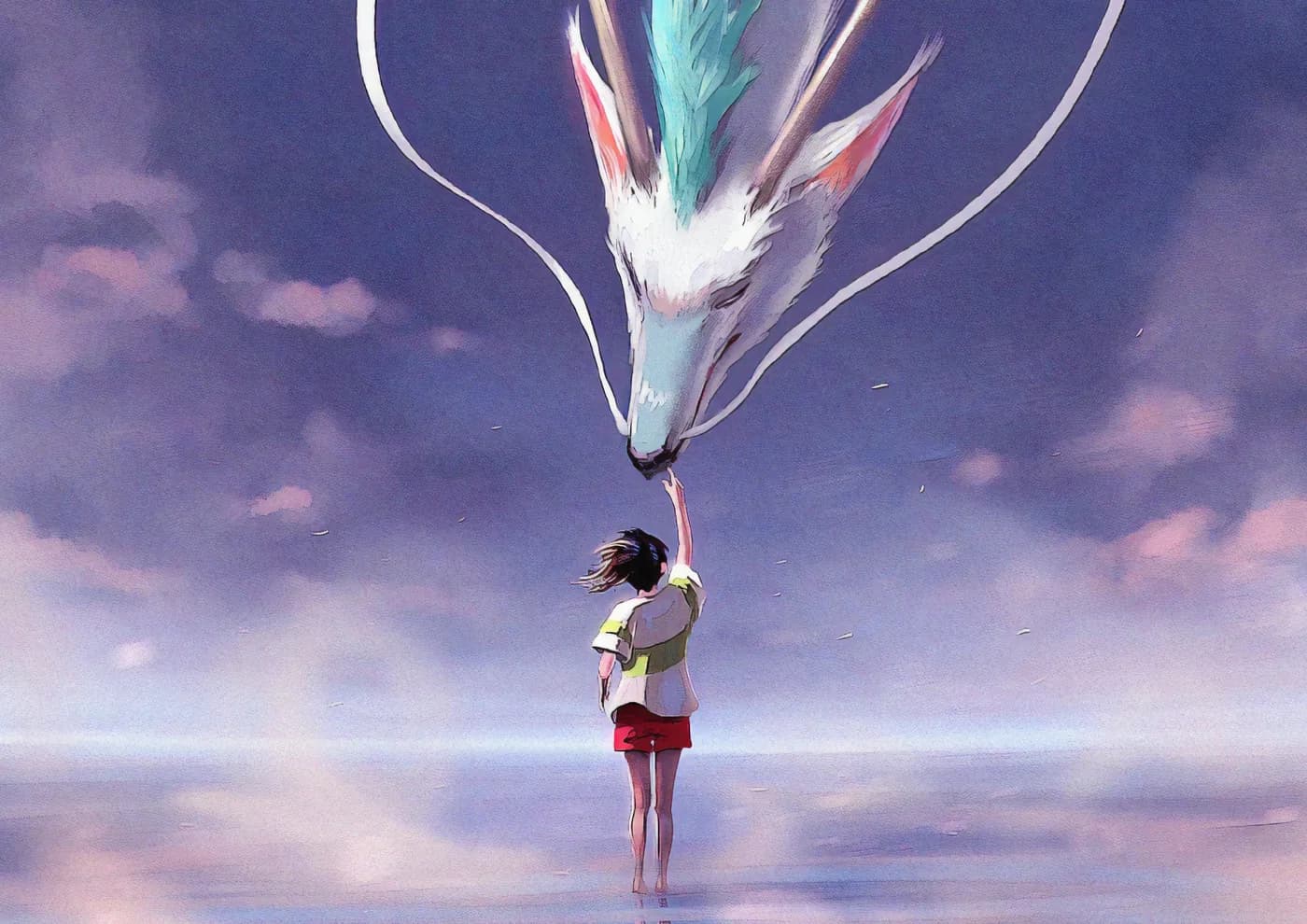 Chihiro y Haku Dragon El Viaje de Chihiro