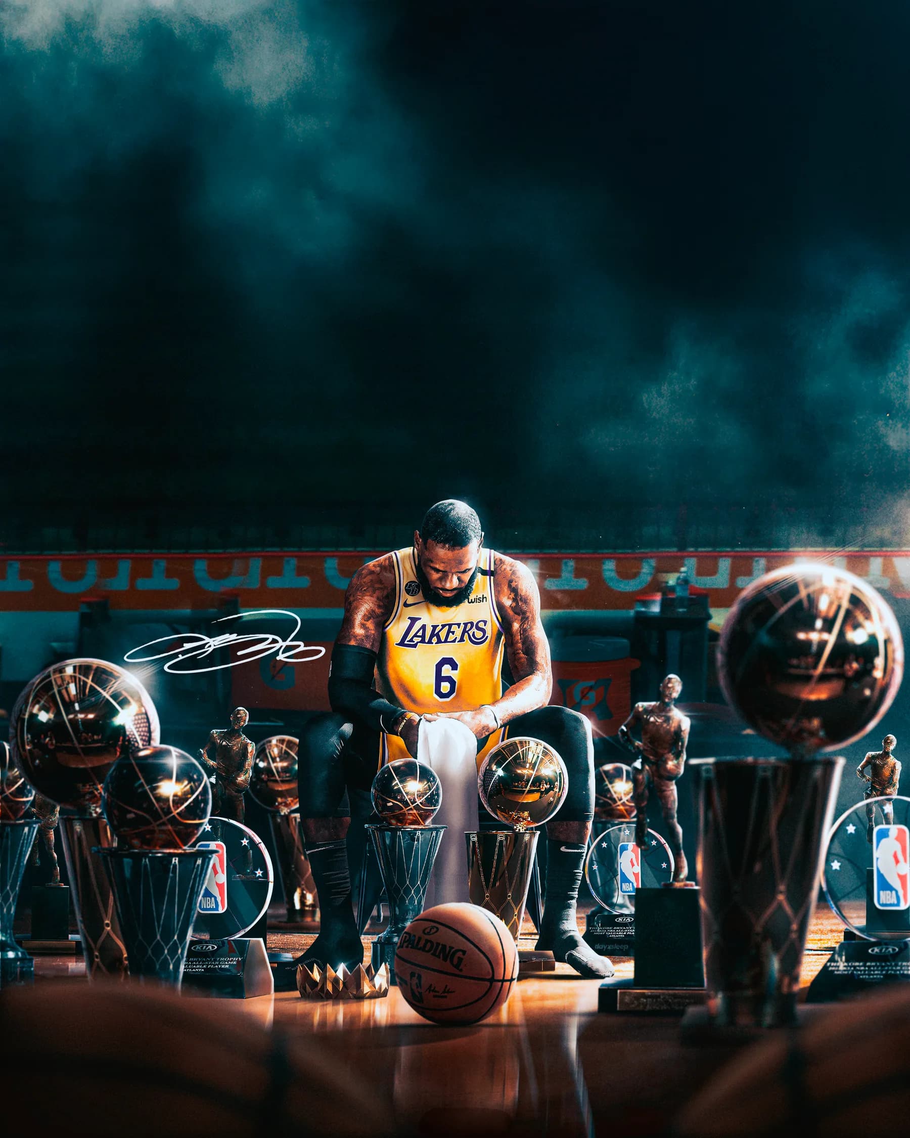 LeBron James Trofeos Lakers