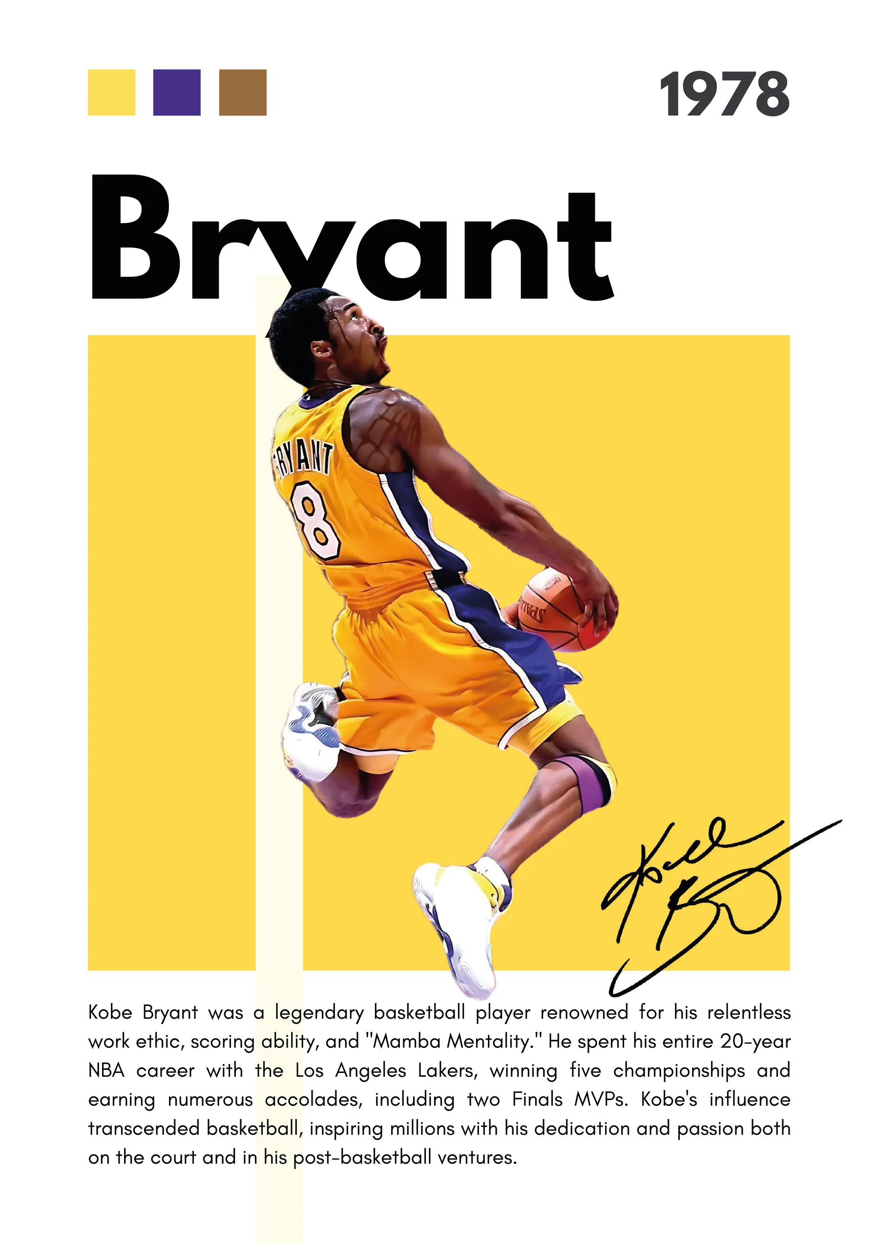 Kobe Bryant Lakers Mamba