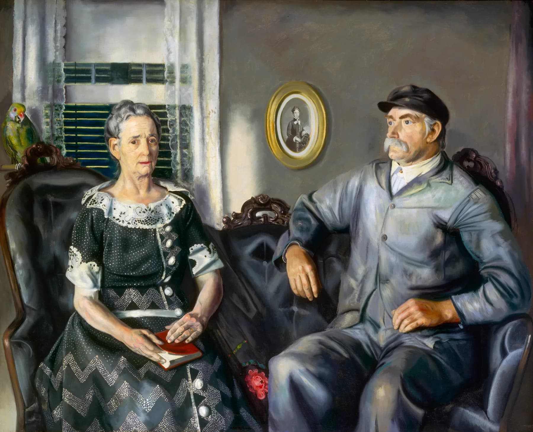 Pareja Anciana en el Hogar - George Bellows