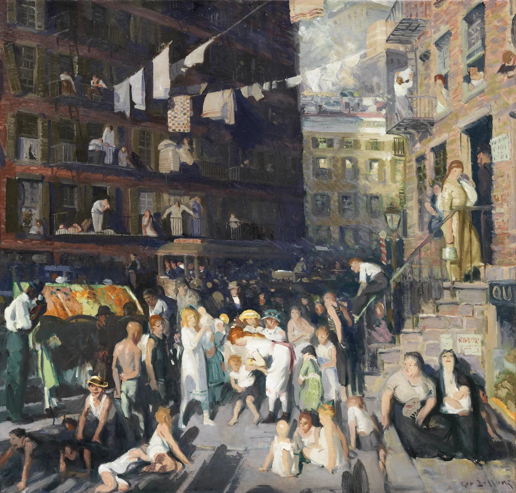 Los Habitantes del Acantilado - George Bellows