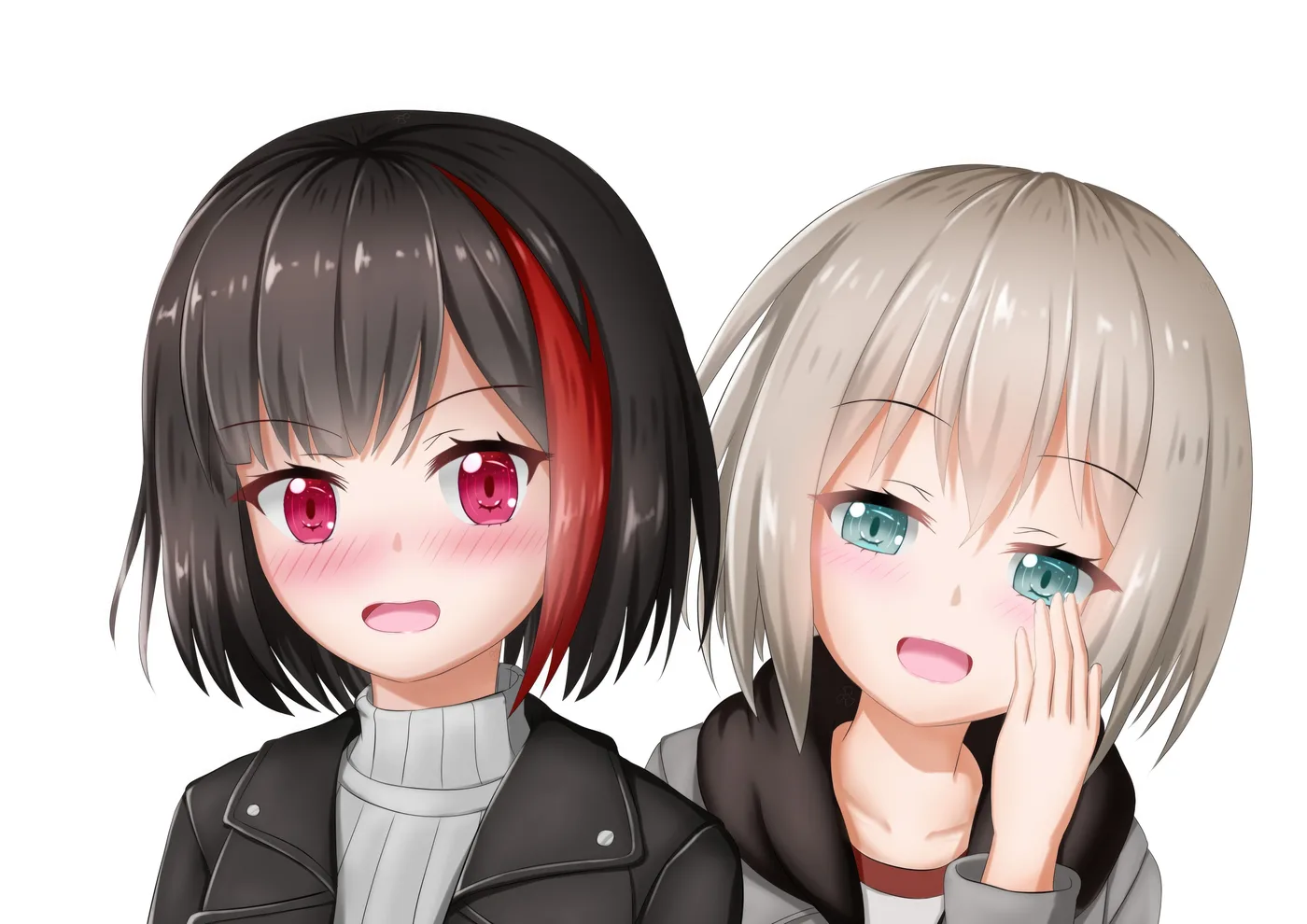 Dos Chicas BanG Dream Retrato Emotivo