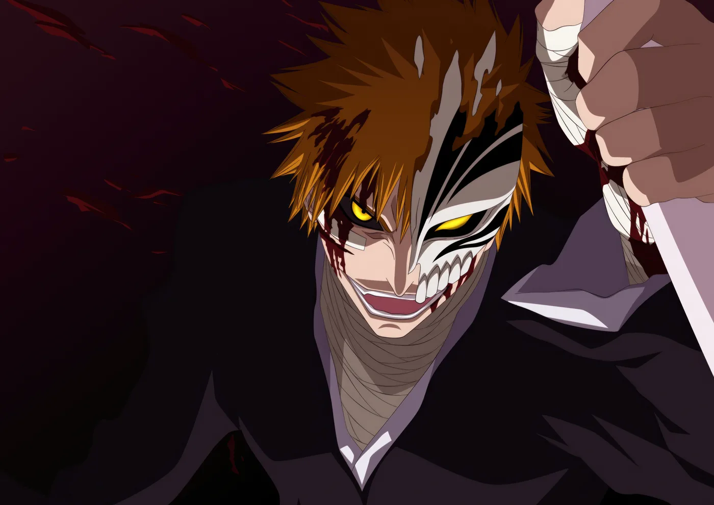 Ichigo Mascara Rota Puno en Alto