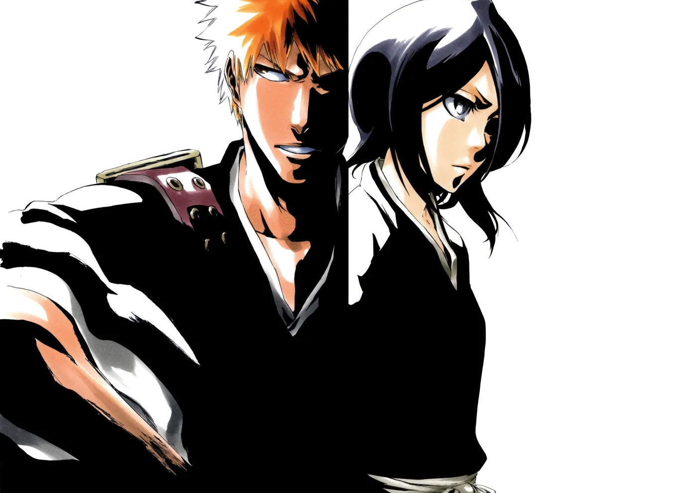 Ichigo y Rukia Espalda con Espalda