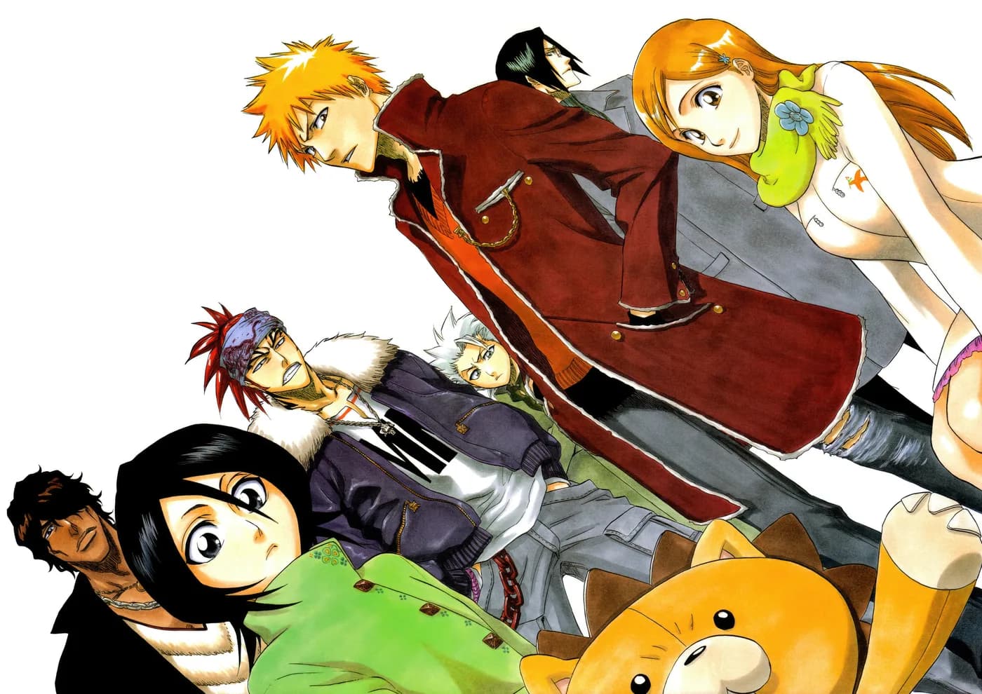 Elenco Bleach con Peluche Kon