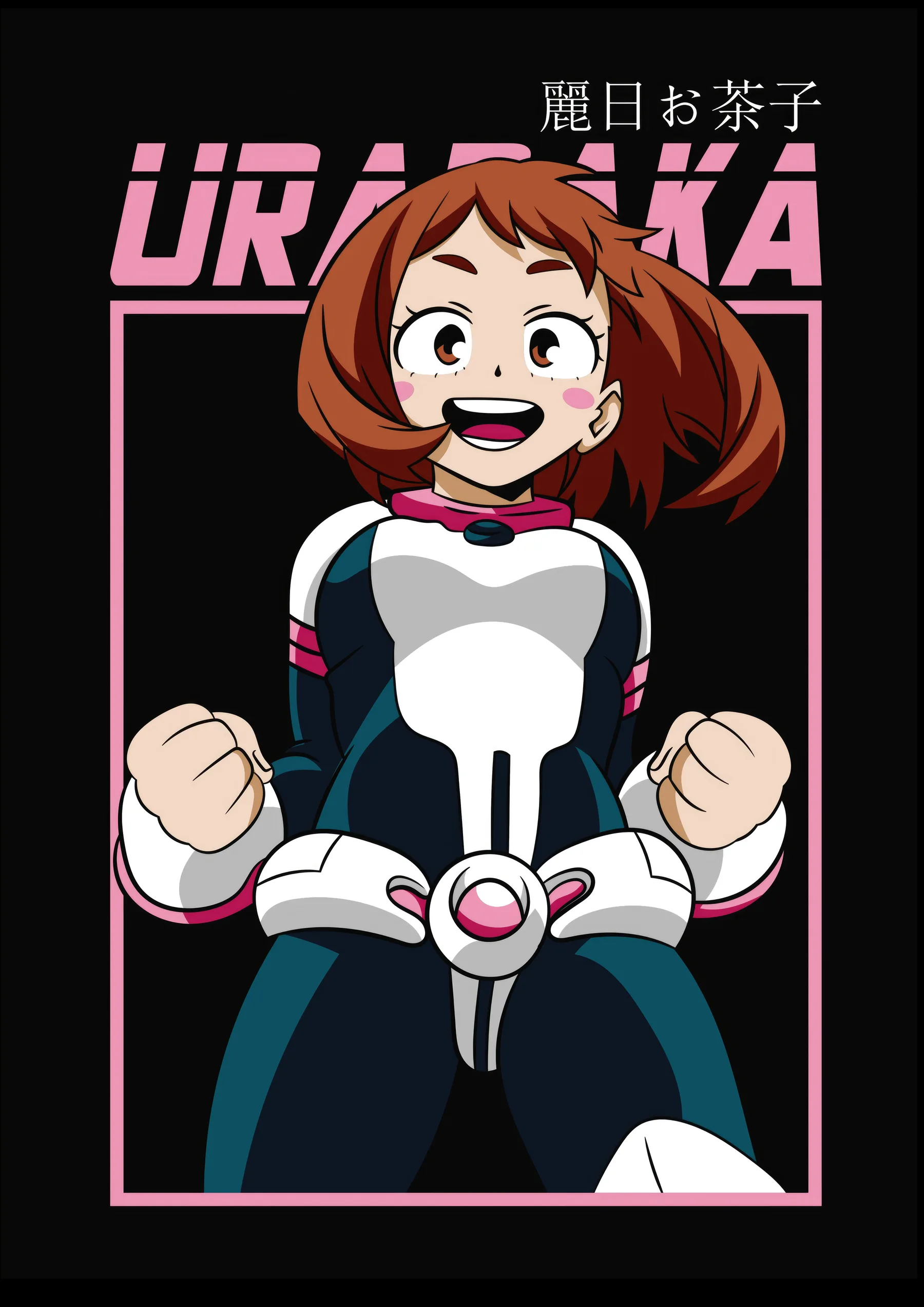 Uraraka Ochako Retrato Puños