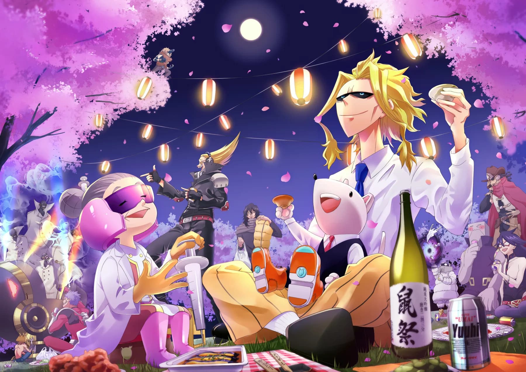 Boku no Hero Elenco Festival de Sakura