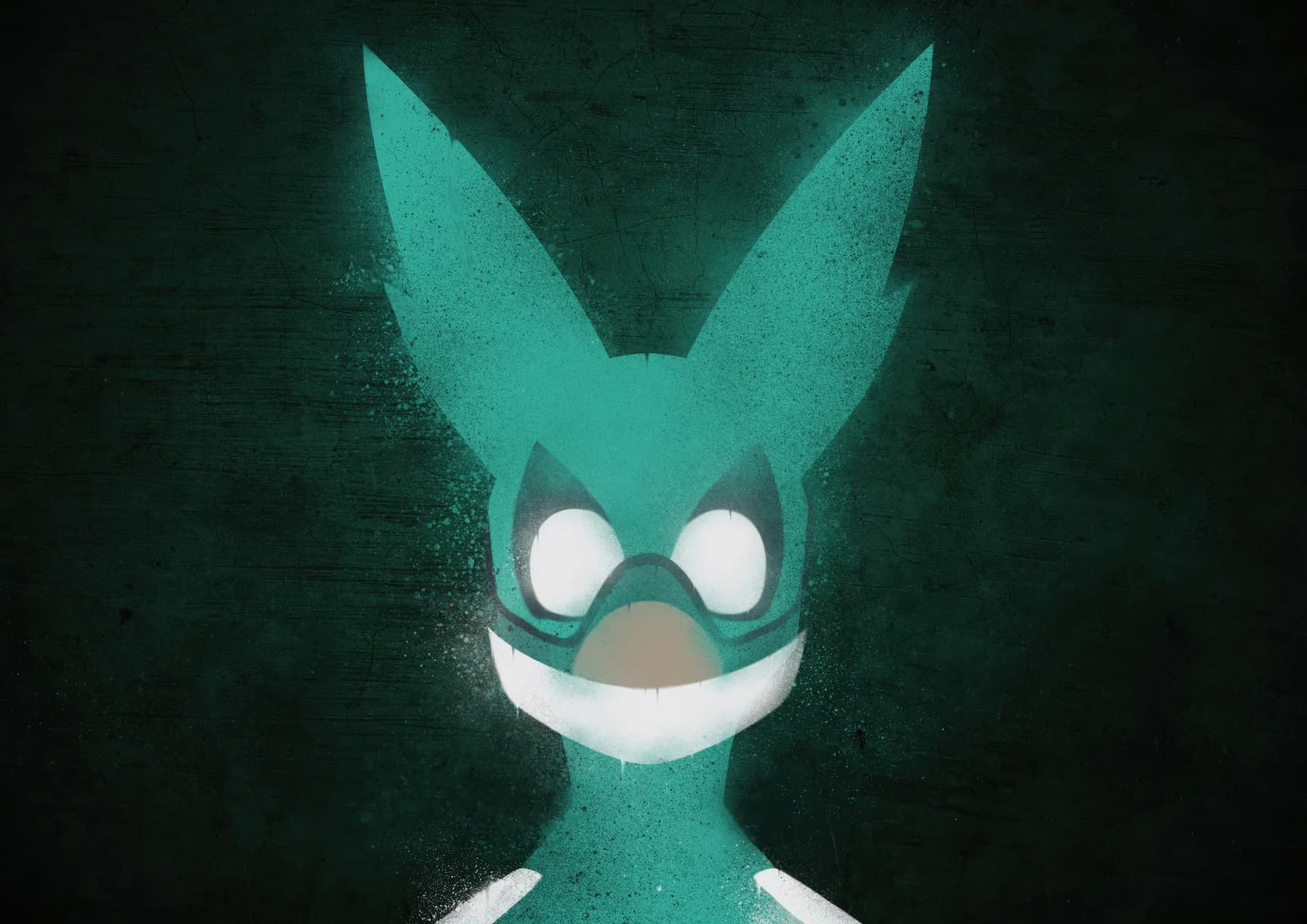 Deku Máscara Conejo Minimalista