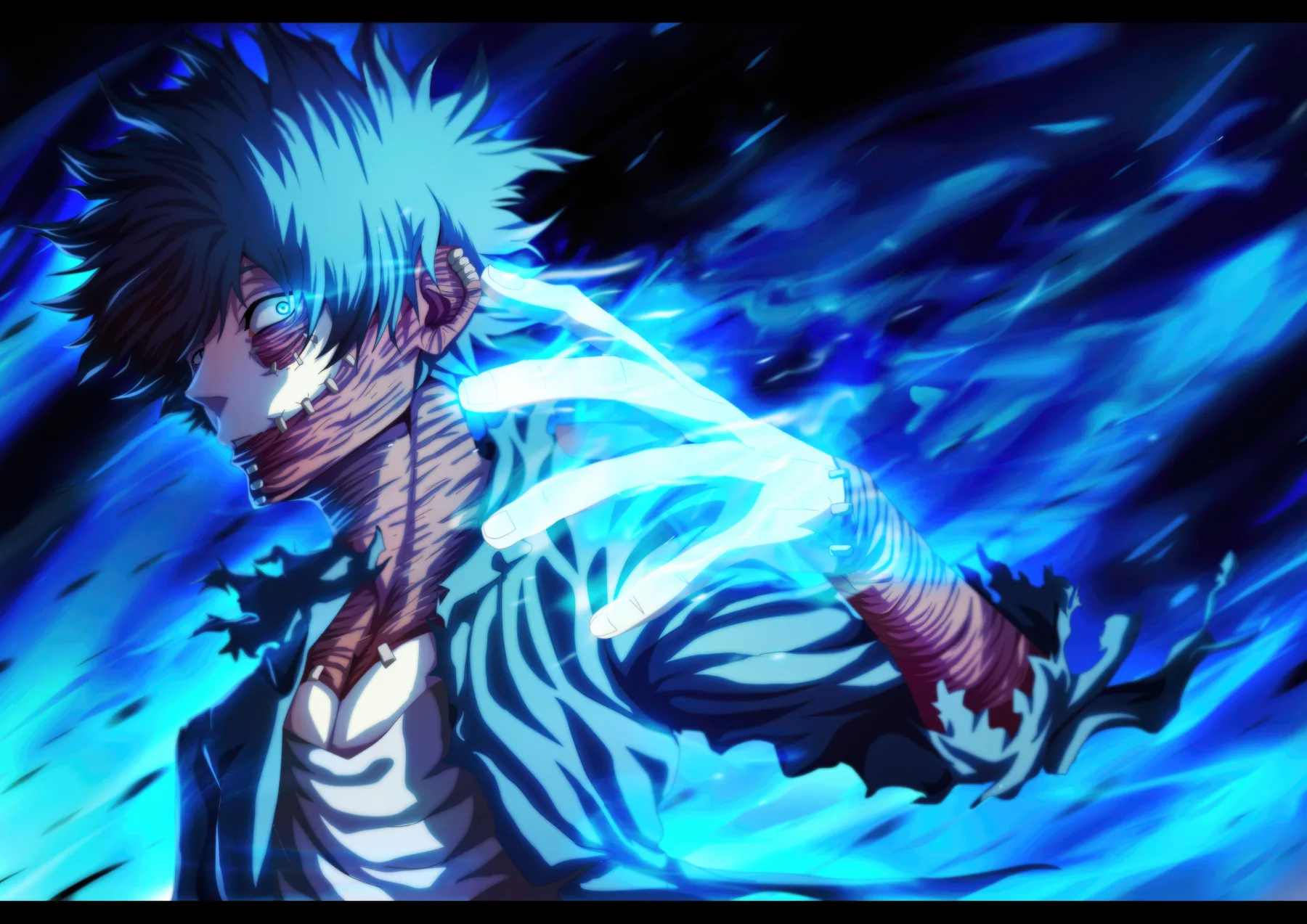 Dabi Villano Llamas Azules