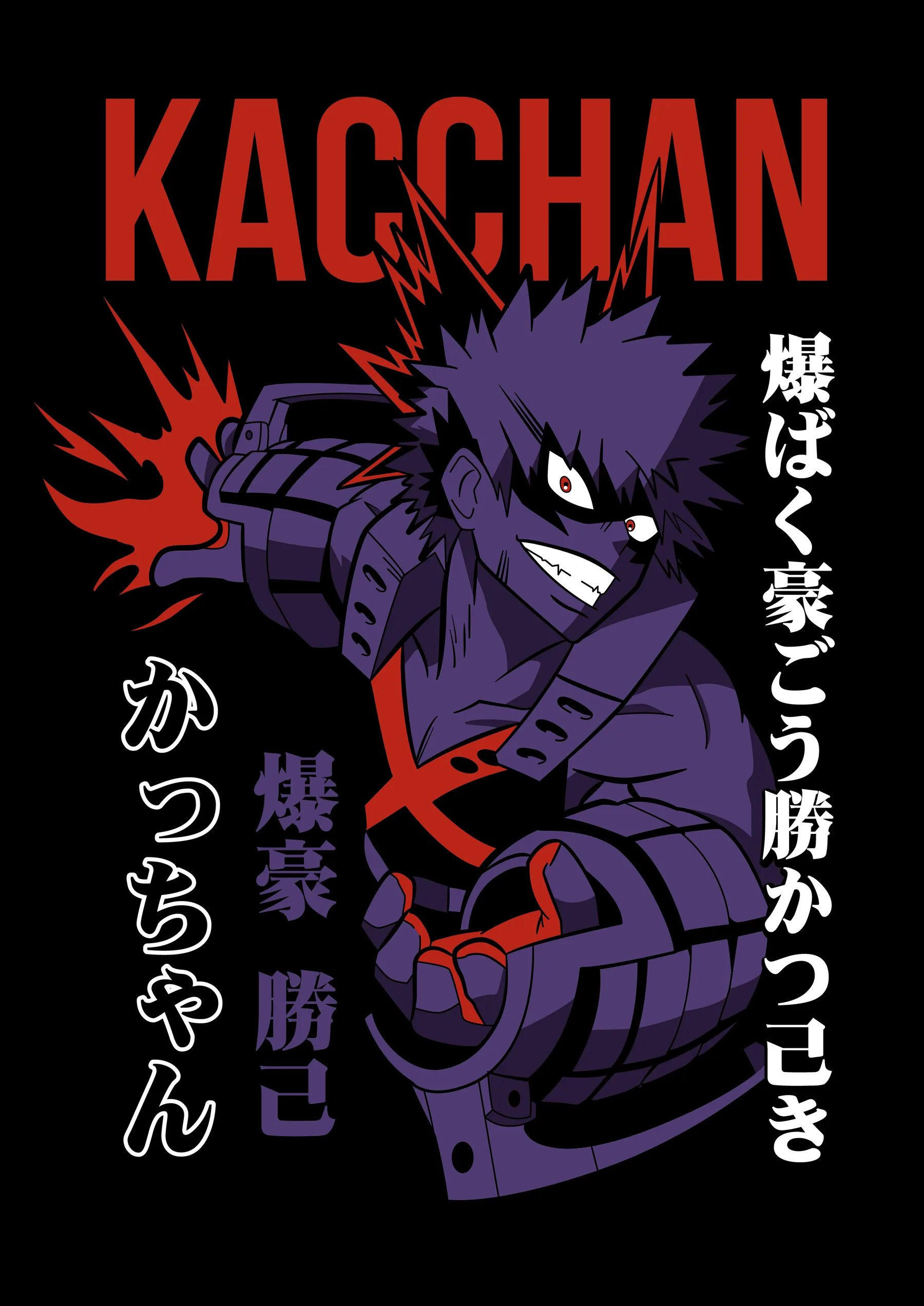Bakugo Katsuki Kacchan Estilo Oscuro