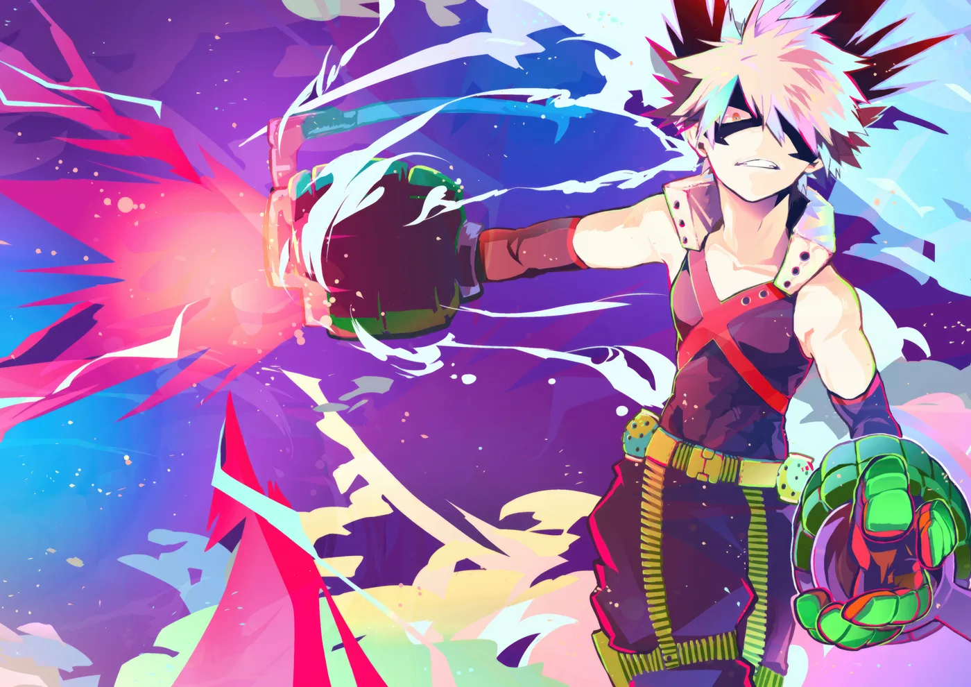 Bakugo Puño Explosivo