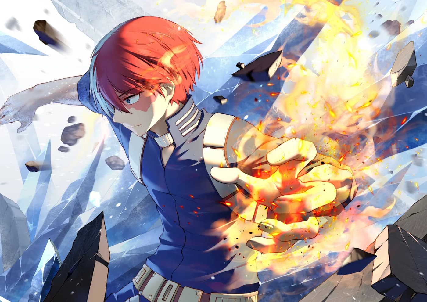 Todoroki Llama de Fuego