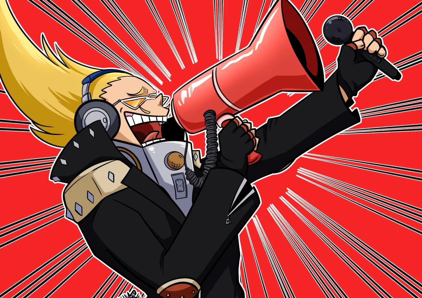 Present Mic Grito con Megafono