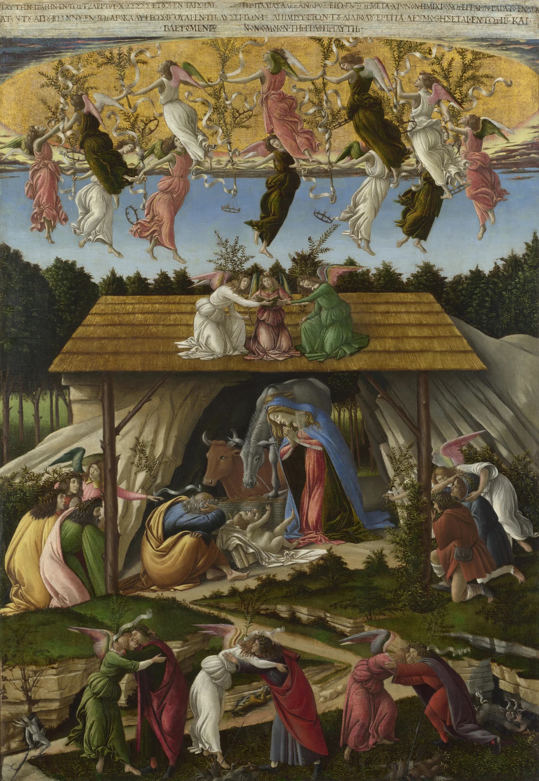 La Adoracion de los Reyes Magos - Sandro Botticelli