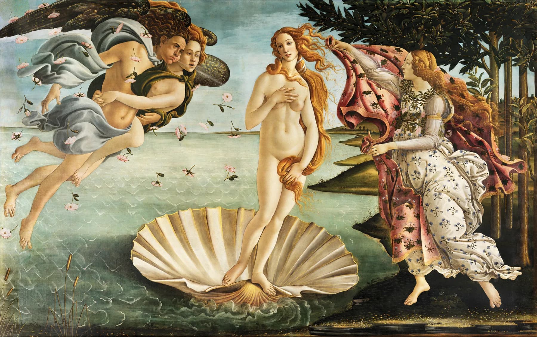El Nacimiento de Venus - Sandro Botticelli