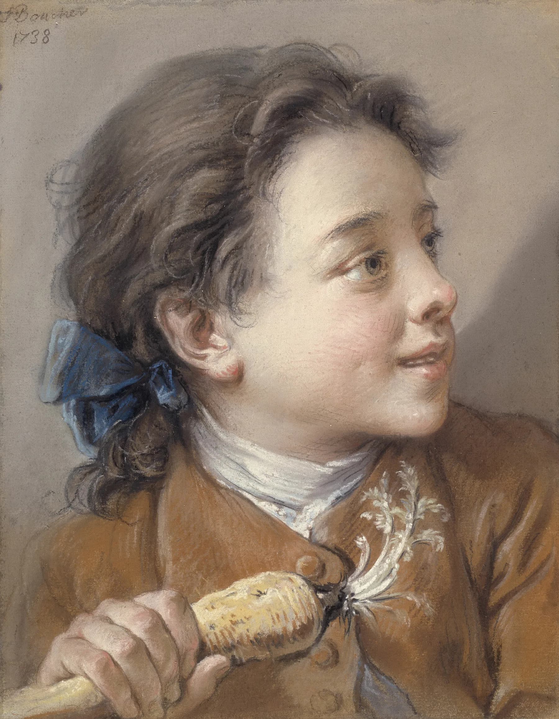Retrato de Joven - Francois Boucher