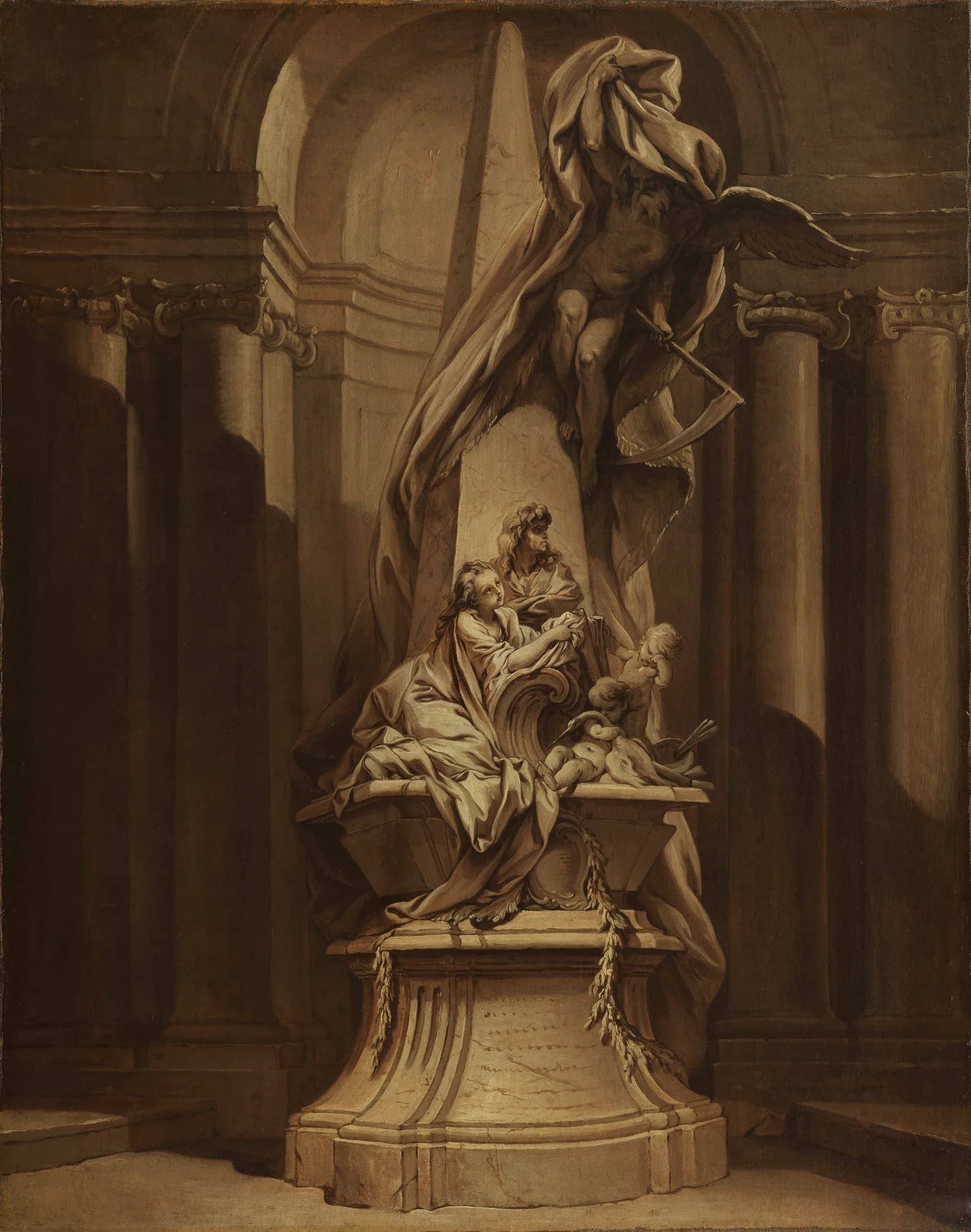 Alegoria Escultorica - Francois Boucher