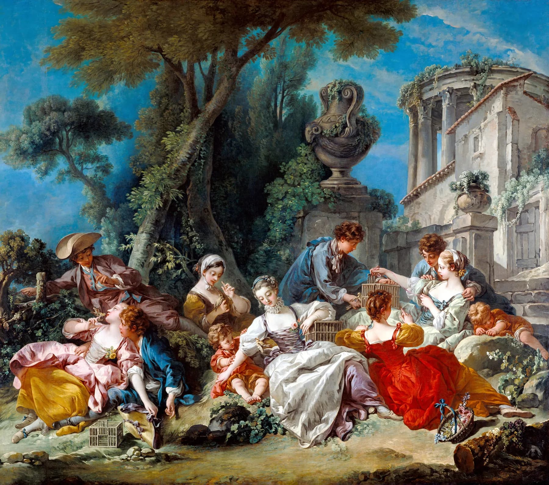 Fiesta en el Jardin - Francois Boucher