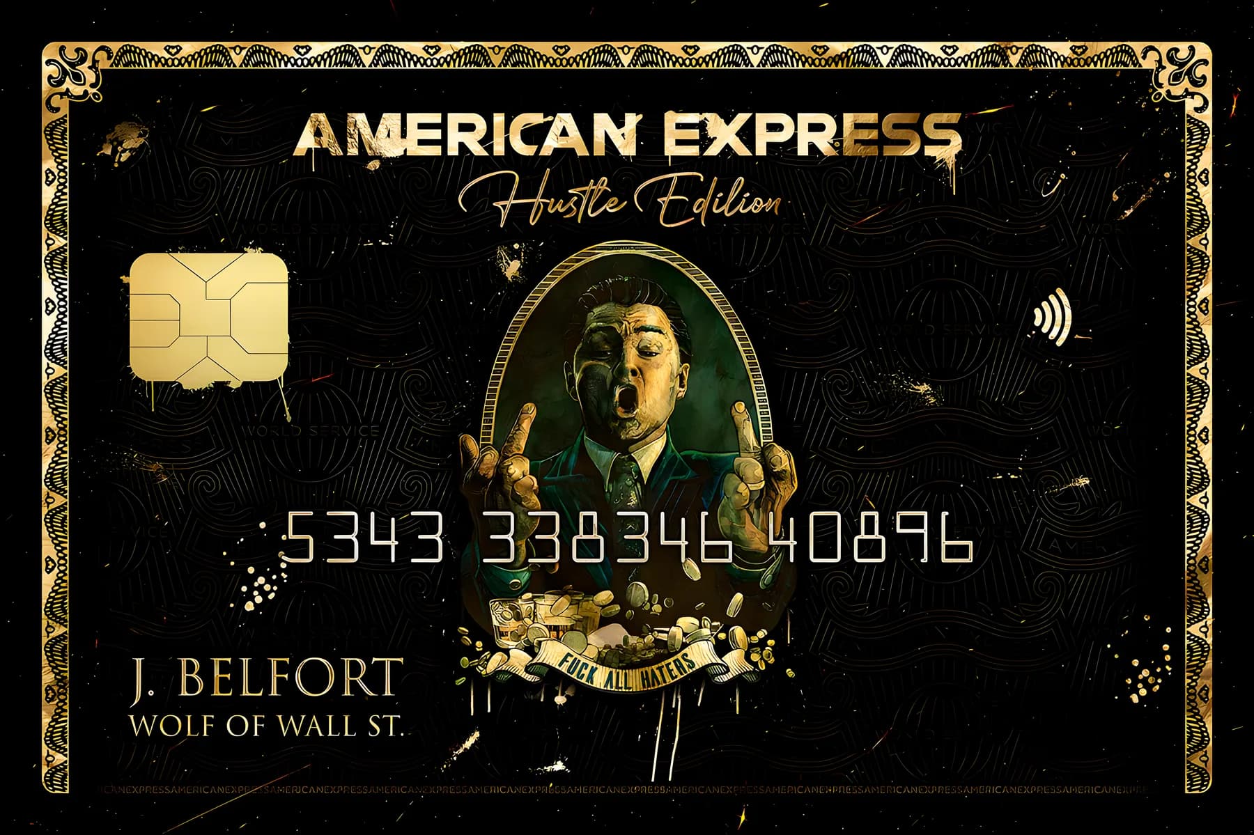 American Express Hustle Edition Belfort