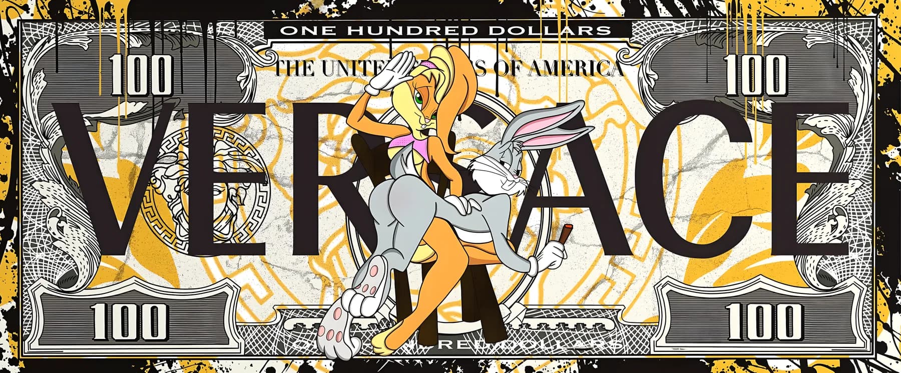 Bugs Bunny y Lola Versace Billete