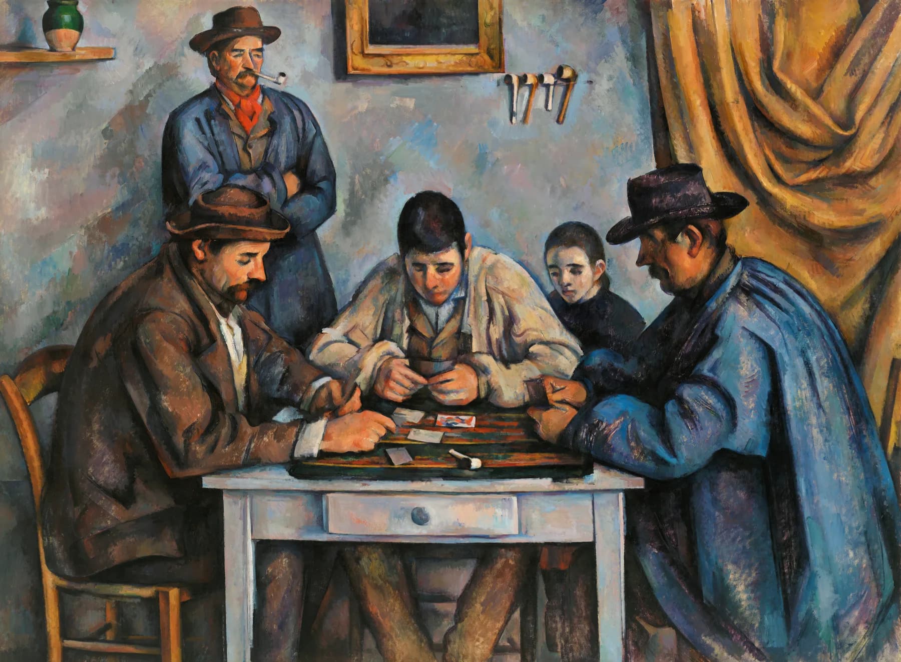 Los Jugadores de Cartas - Paul Cezanne