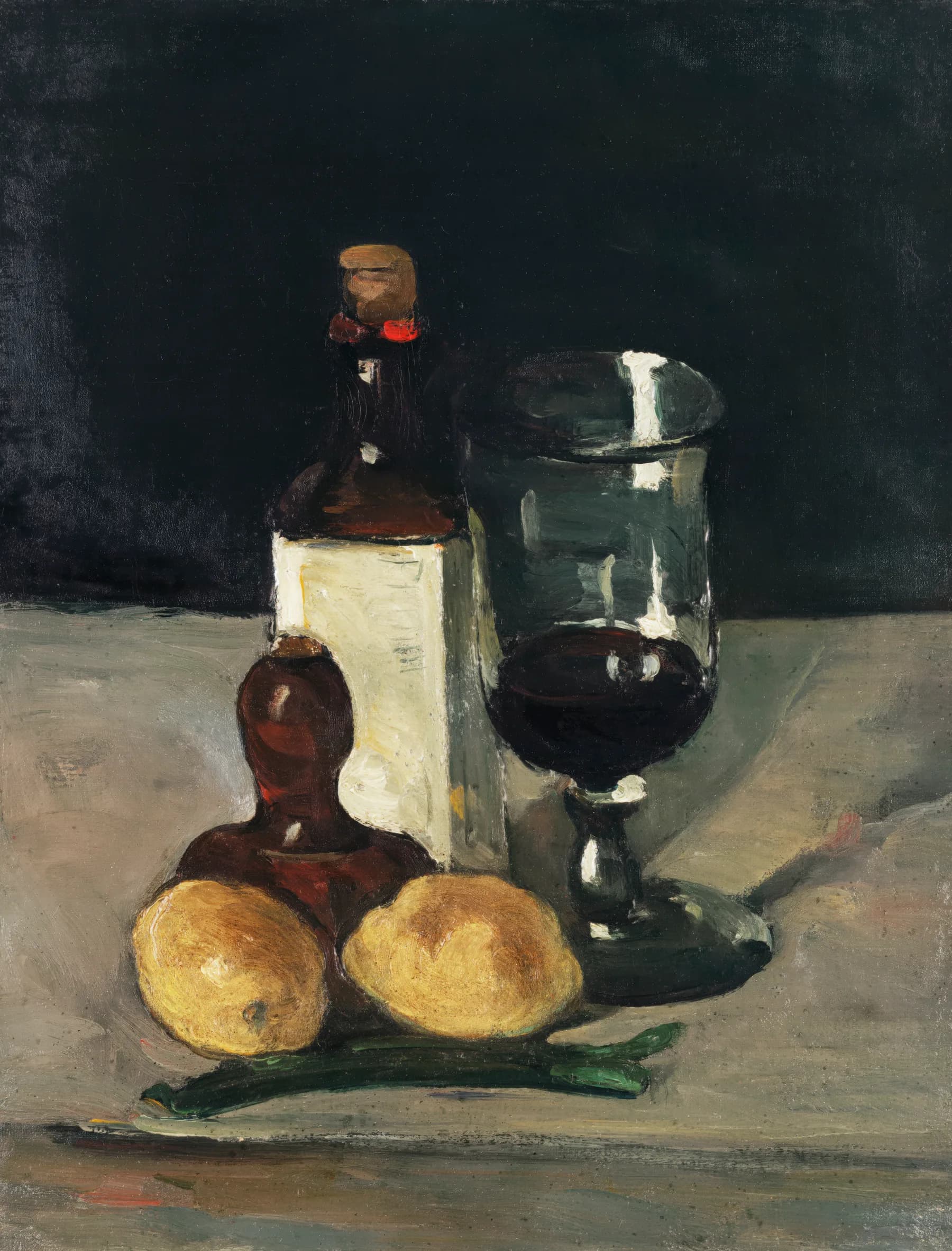 Bodegon con Botellas - Paul Cezanne