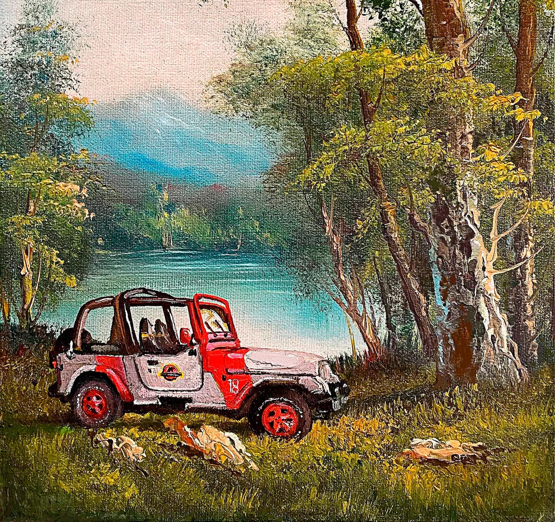 Jurassic Park Jeep Clasico