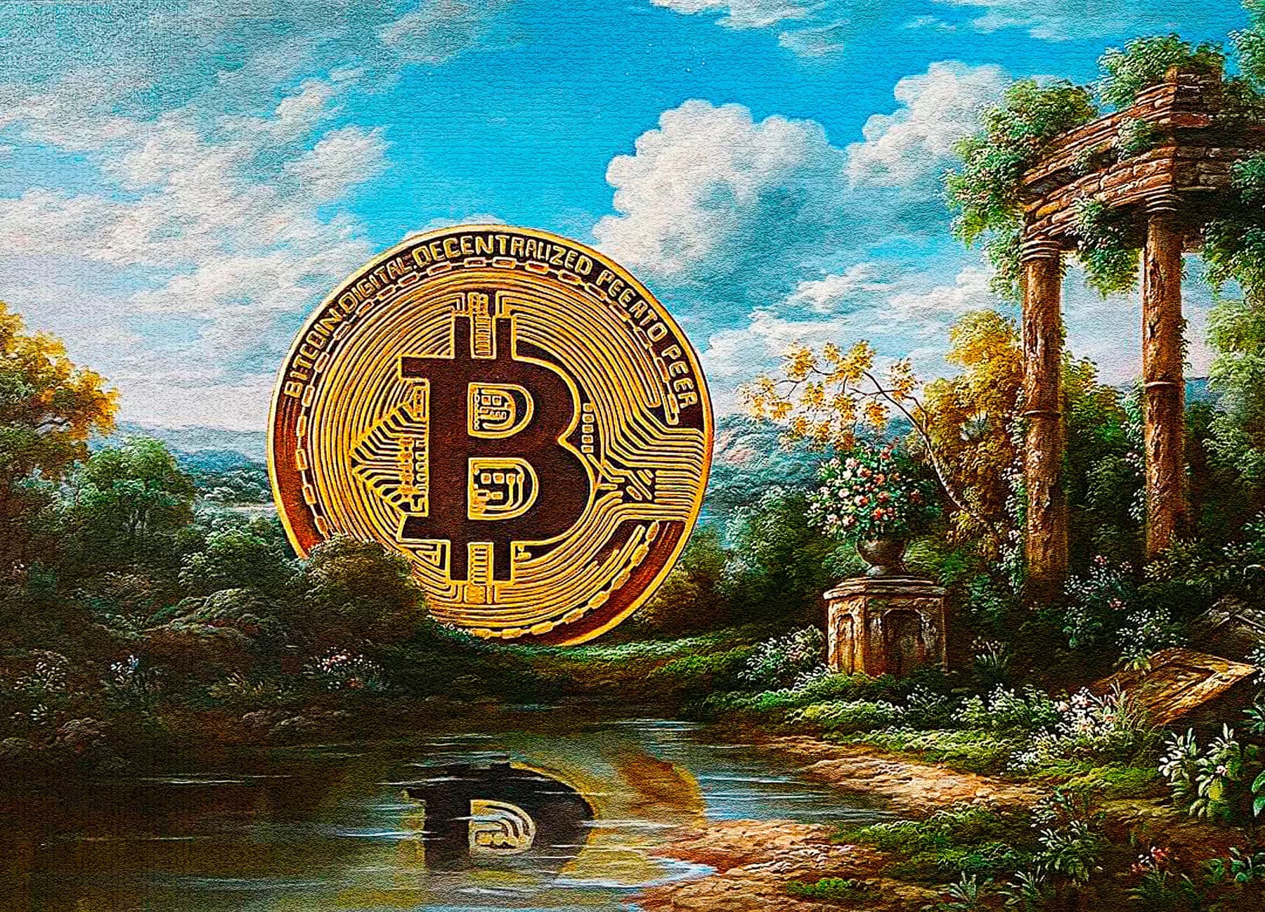 Bitcoin Paisaje Clasico