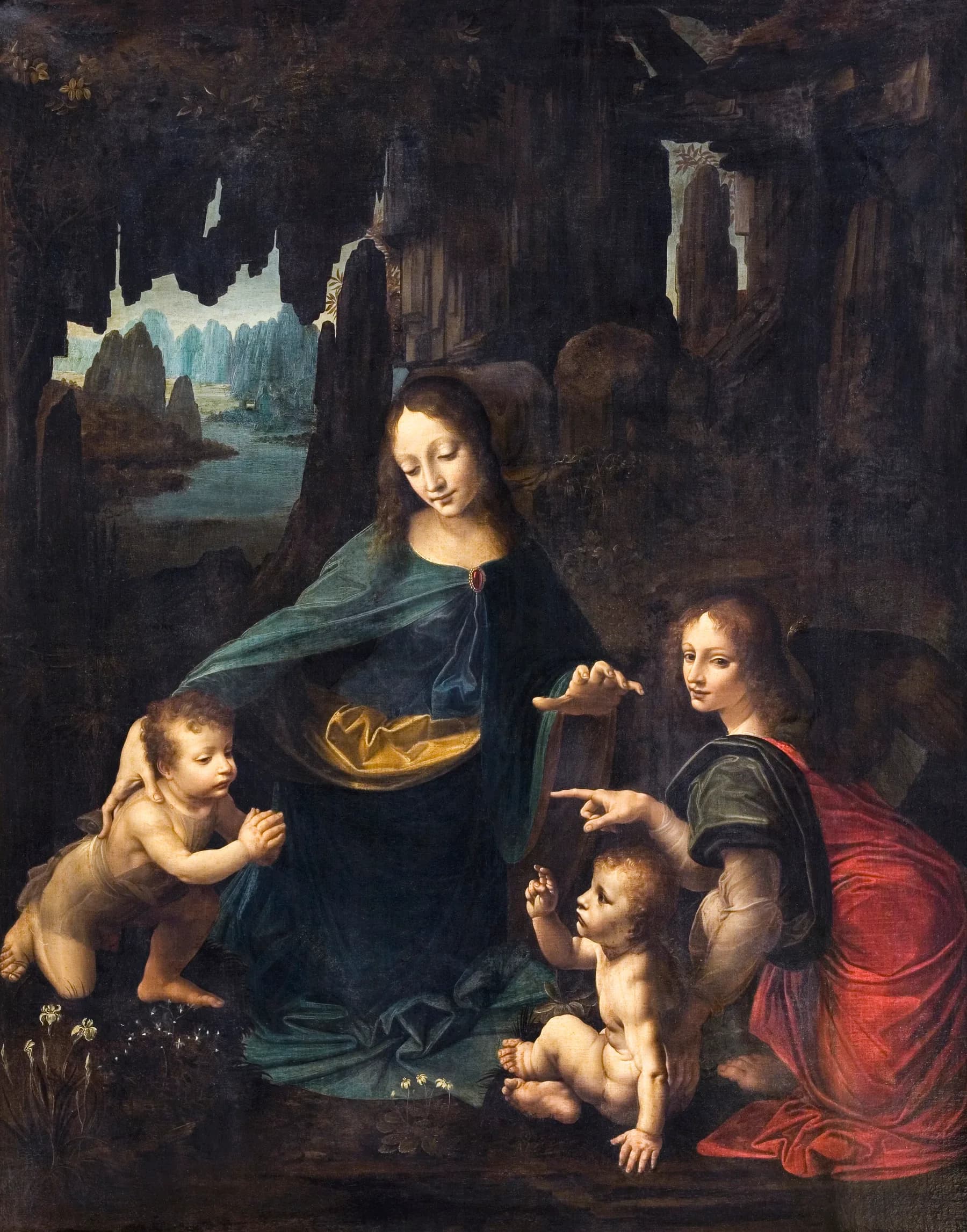 La Virgen de las Rocas - Leonardo Da Vinci