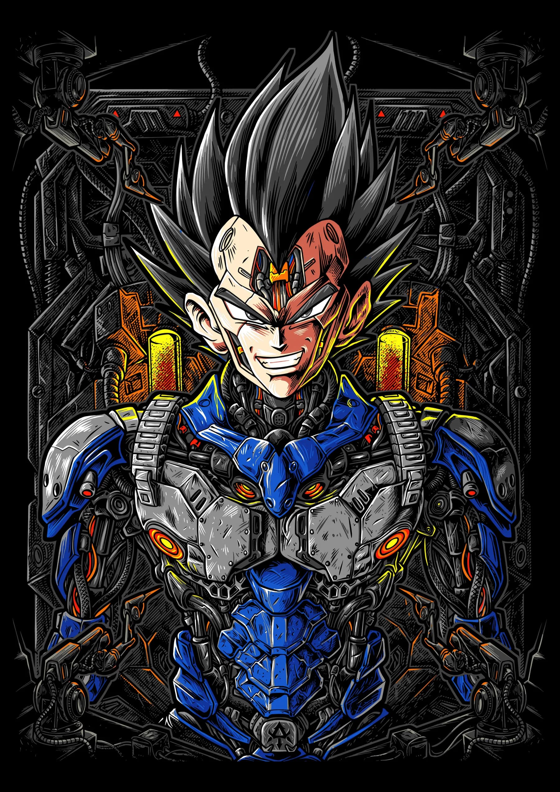 Vegeta Estilo Cyborg Mecha